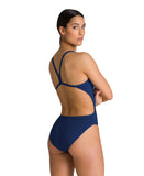 arena Performance Women's Solid Team Challenge Swimsuit Royal-White