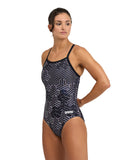 Arena Performance Women's Kikko Pro Lightdrop Back Swimsuit - Black-Black Multi