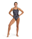 Arena Performance Women's Kikko Pro Lightdrop Back Swimsuit - Black-Black Multi