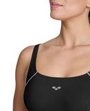 Arena Shapewear Women's Jewel R Low C-Cup Swimsuit - Black-White