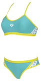 Arena Team Stripe 2 Piece Mint-Soft Green