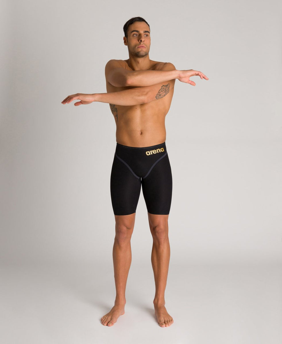 Arena Men's Powerskin Carbon Core FX Jammer Black-Gold – Arena