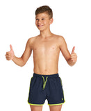 Arena Boy's Brampton Junior Short - Navy-Soft Green