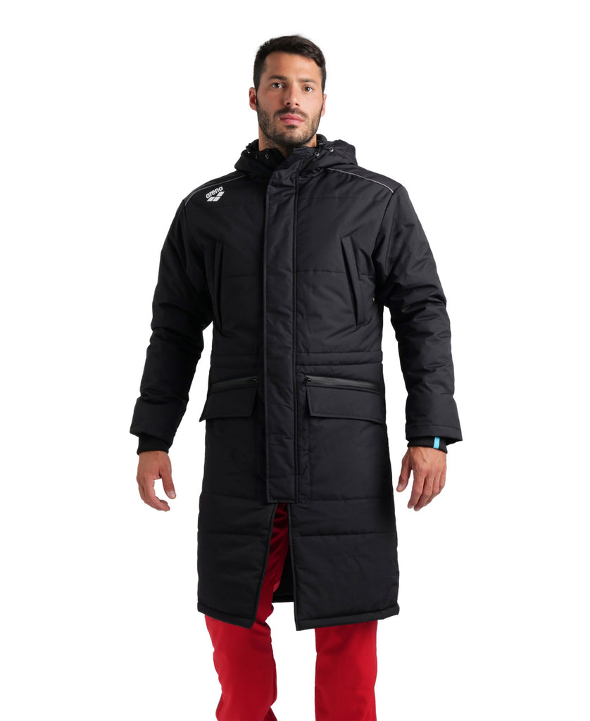 Arena Team Parka Solid Jacket - Black
