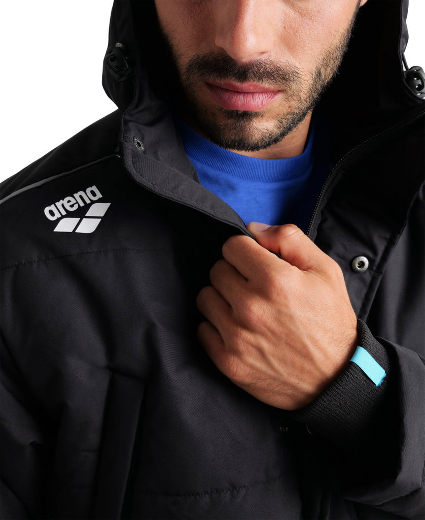 Arena Team Parka Solid Jacket - Black