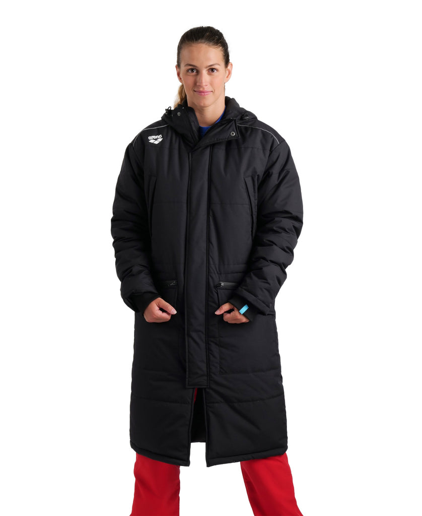 Arena Team Parka Solid Jacket - Black