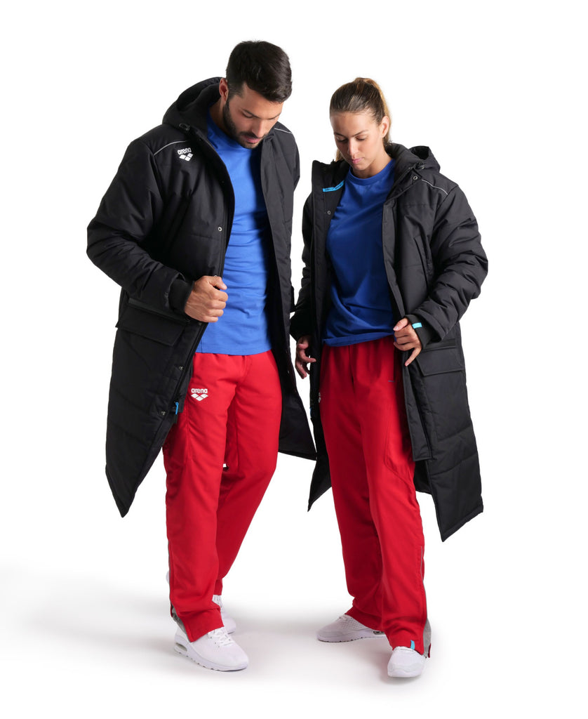 Arena Team Parka Solid Jacket - Black