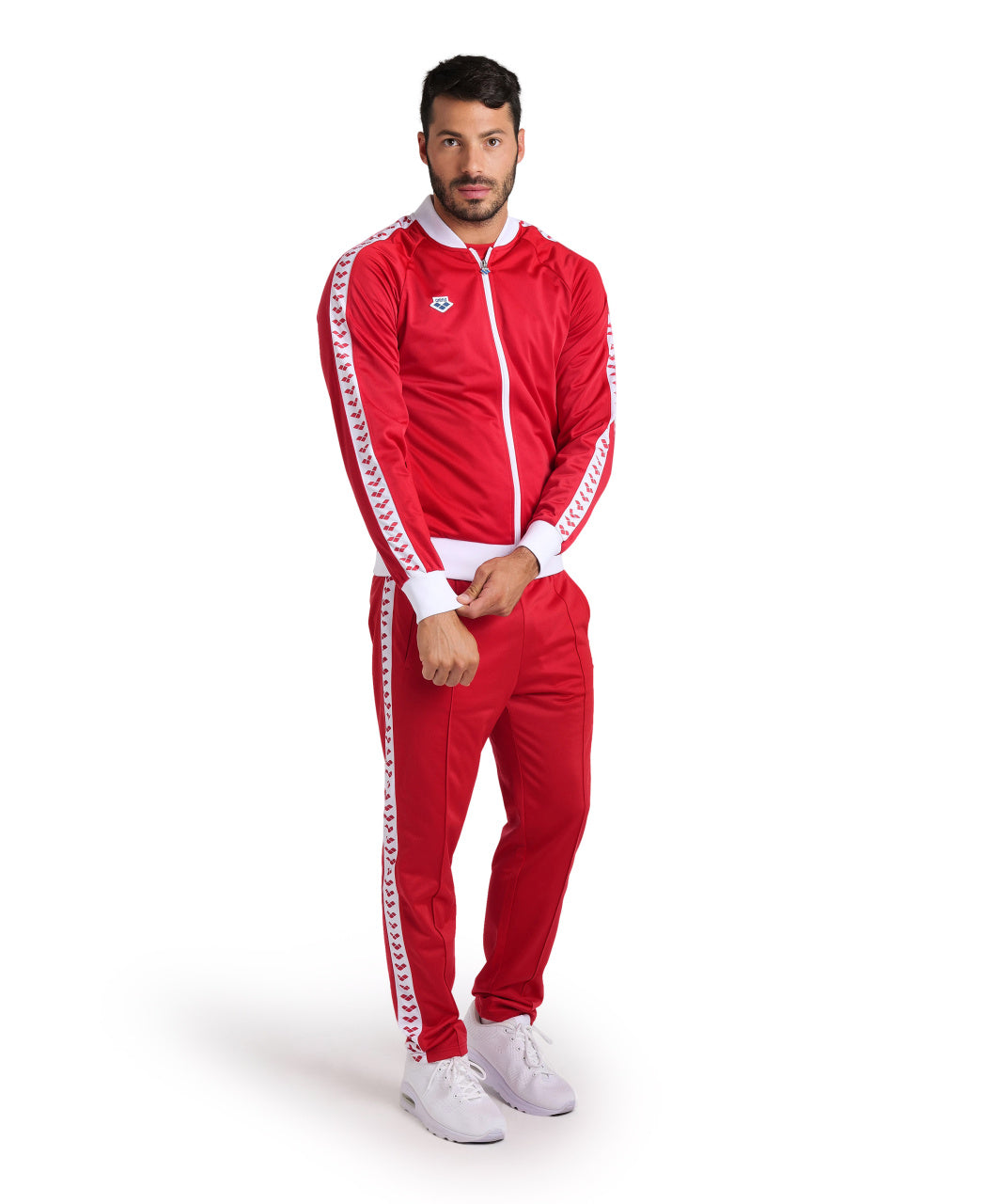Arena Icons Men's Team Relax Jacket - Red-White-Red