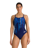 Women's Team Painted Stripes Light Drop Back One Piece