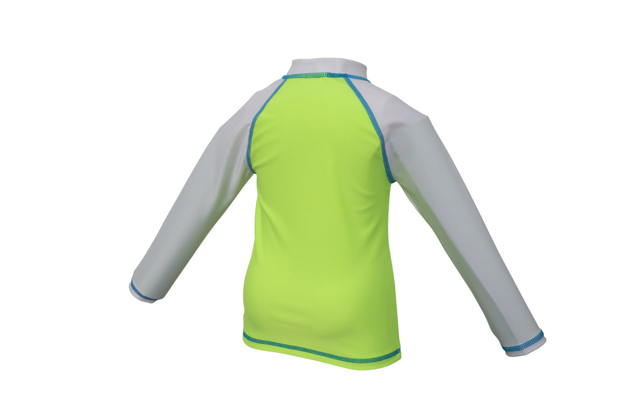 Friends Kids UV L/S Tee - Soft Green-White