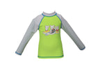 Friends Kids UV L/S Tee - Soft Green-White