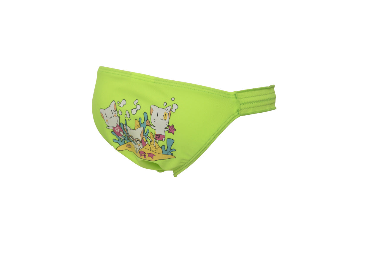 Fiends Kids Girl Brief - Soft Green