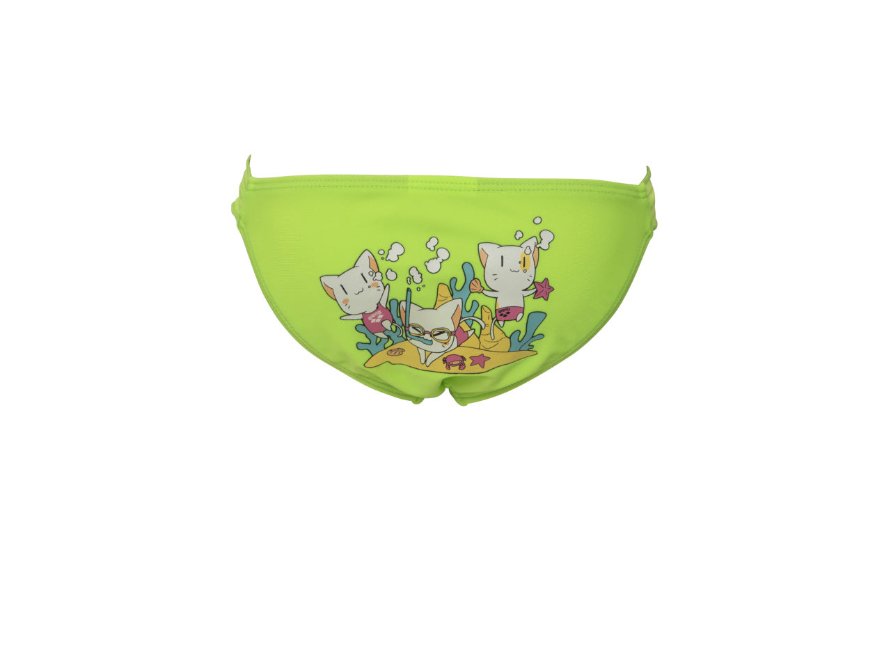 Fiends Kids Girl Brief - Soft Green