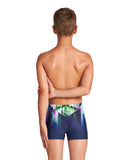 Boys Colour Bleeding Jr Short - Navy-Multi