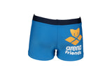 Arena Logo Cats Kids Boy Short - Turquoise-Navy