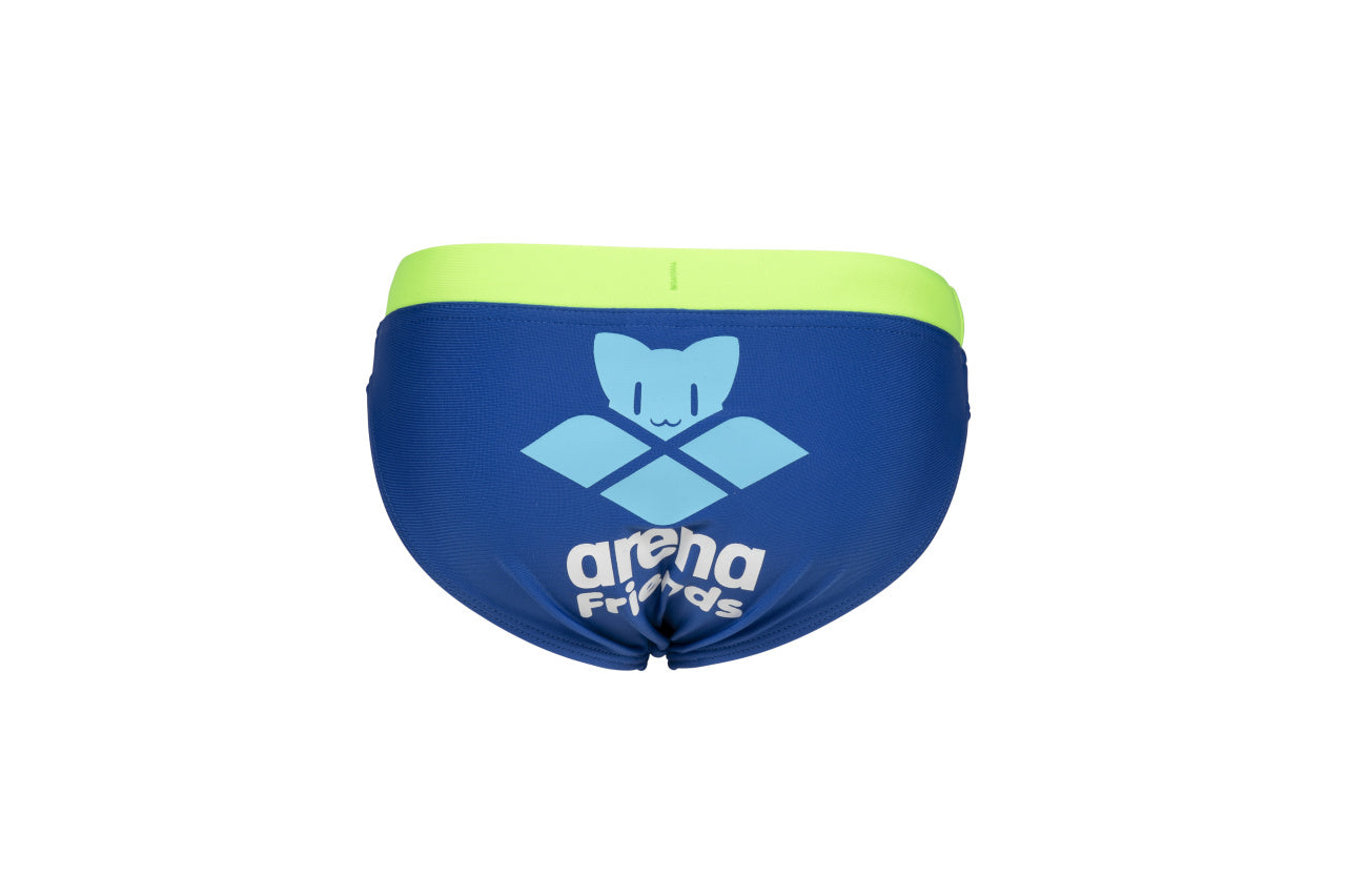 Arena Logo Cats Kids Boy Brief - Royal-Soft Green