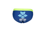 Arena Logo Cats Kids Boy Brief - Royal-Soft Green