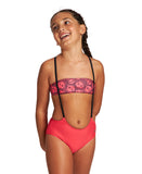 Girls Meryl Jr Bandeau Two Pieces - Hibiscus Multi-Hibiscus