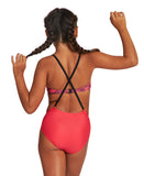 Girls Meryl Jr Bandeau Two Pieces - Hibiscus Multi-Hibiscus