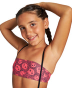 Girls Meryl Jr Bandeau Two Pieces - Hibiscus Multi-Hibiscus
