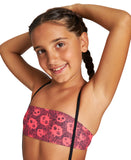 Girls Meryl Jr Bandeau Two Pieces - Hibiscus Multi-Hibiscus