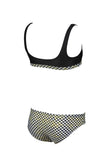 Girls Meryl Jr Top Two Peice - Black-White Multi