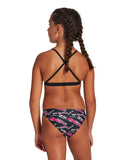 Girls Meryl Jr Triangle Two Piece - Black Multi-Black