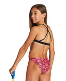 Girls Meryl Jr Triangle Two Pieces - Hibiscus Multi-Black