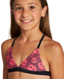 Girls Meryl Jr Triangle Two Pieces - Hibiscus Multi-Black