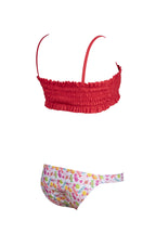 Girls Sweetie Jr Bandeau Two Pieces - Hibiscus-Pink Multi