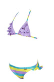 Girls Sweetie Jr Triangle Two Pieces - Lilac Multi