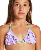 Girls Sweetie Jr Triangle Two Pieces - Lilac Multi