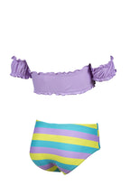 Girls Sweetie Jr Crop Top Two Pieces - Lilac-Lilac Multi