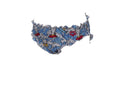 Surfing Kids Girl Brief - Turquoise Multi