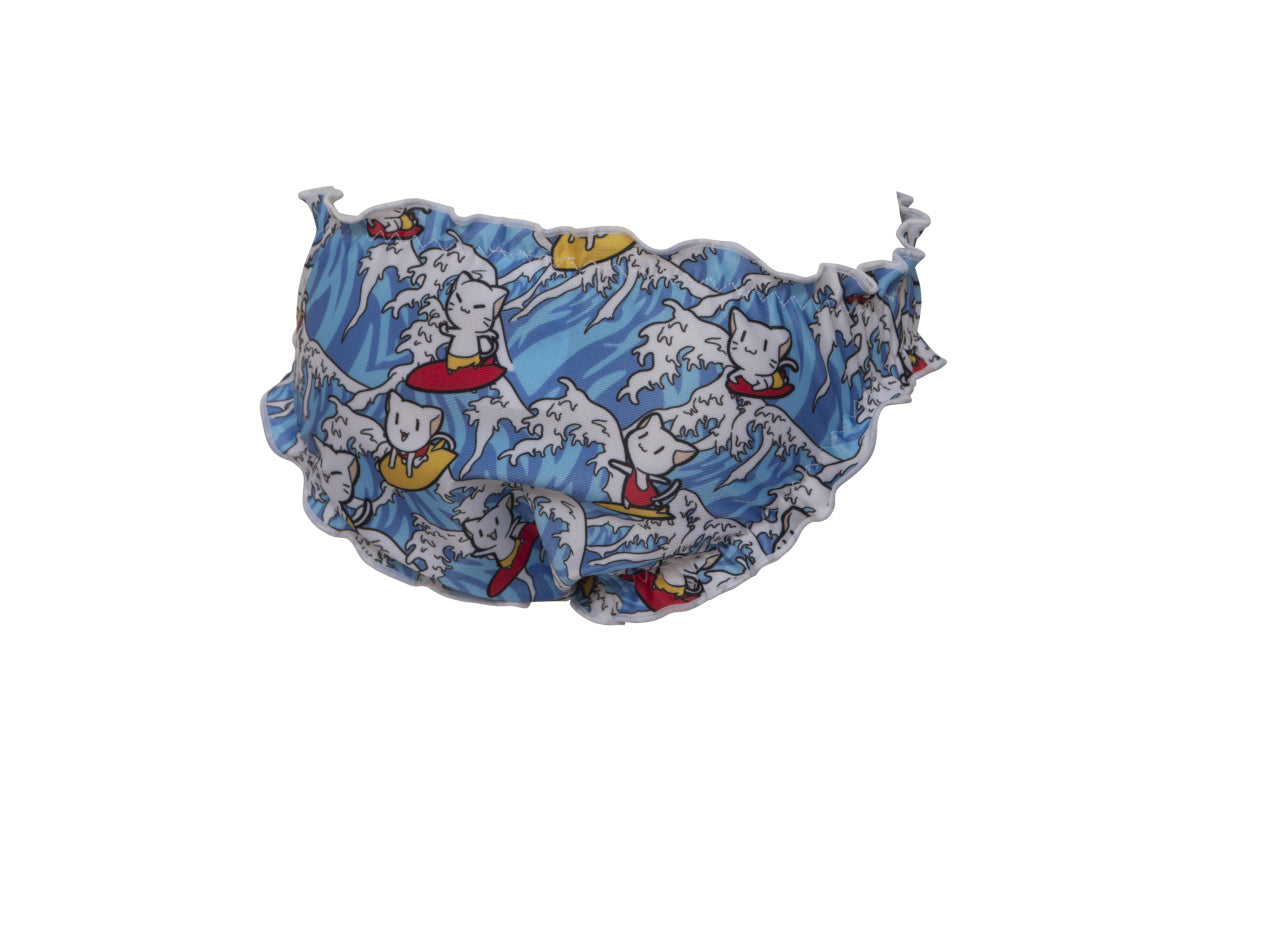 Surfing Kids Girl Brief - Turquoise Multi