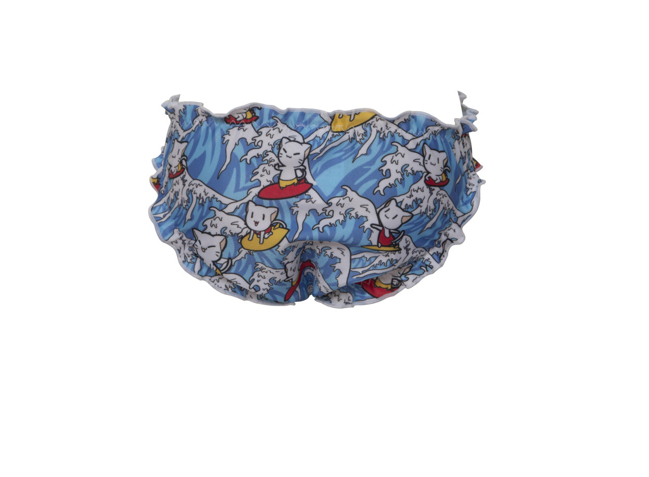 Surfing Kids Girl Brief - Turquoise Multi