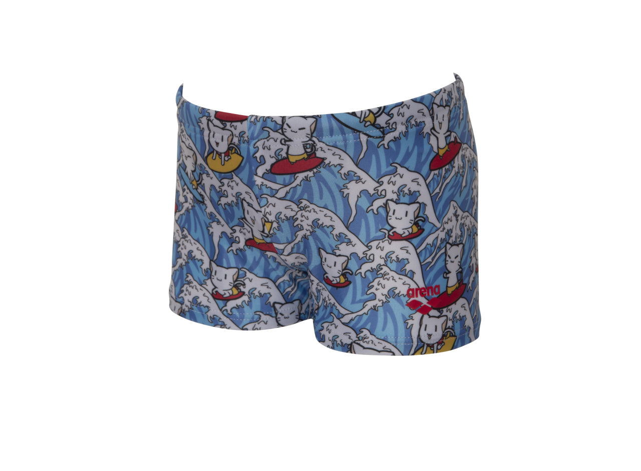 Surfing Kids Boy Short - Turquoise Multi