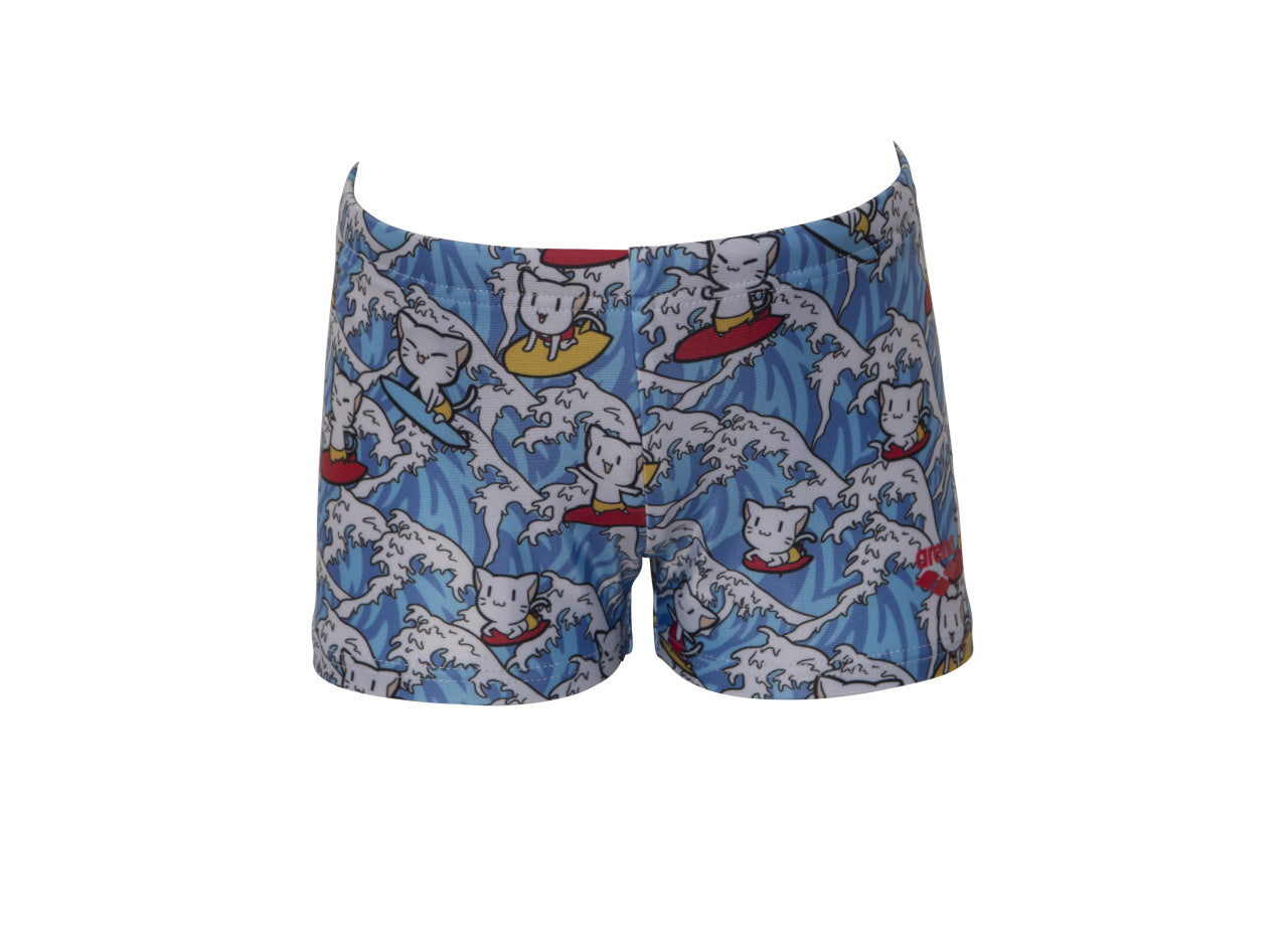 Surfing Kids Boy Short - Turquoise Multi