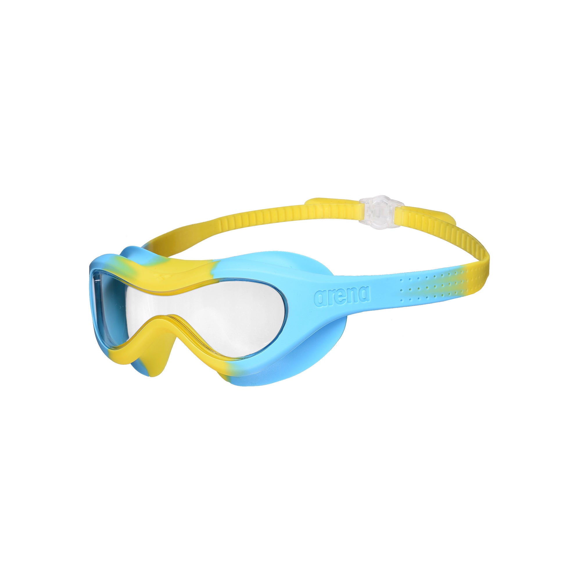 Arena Spider Kids Mask Clear-Yellow
