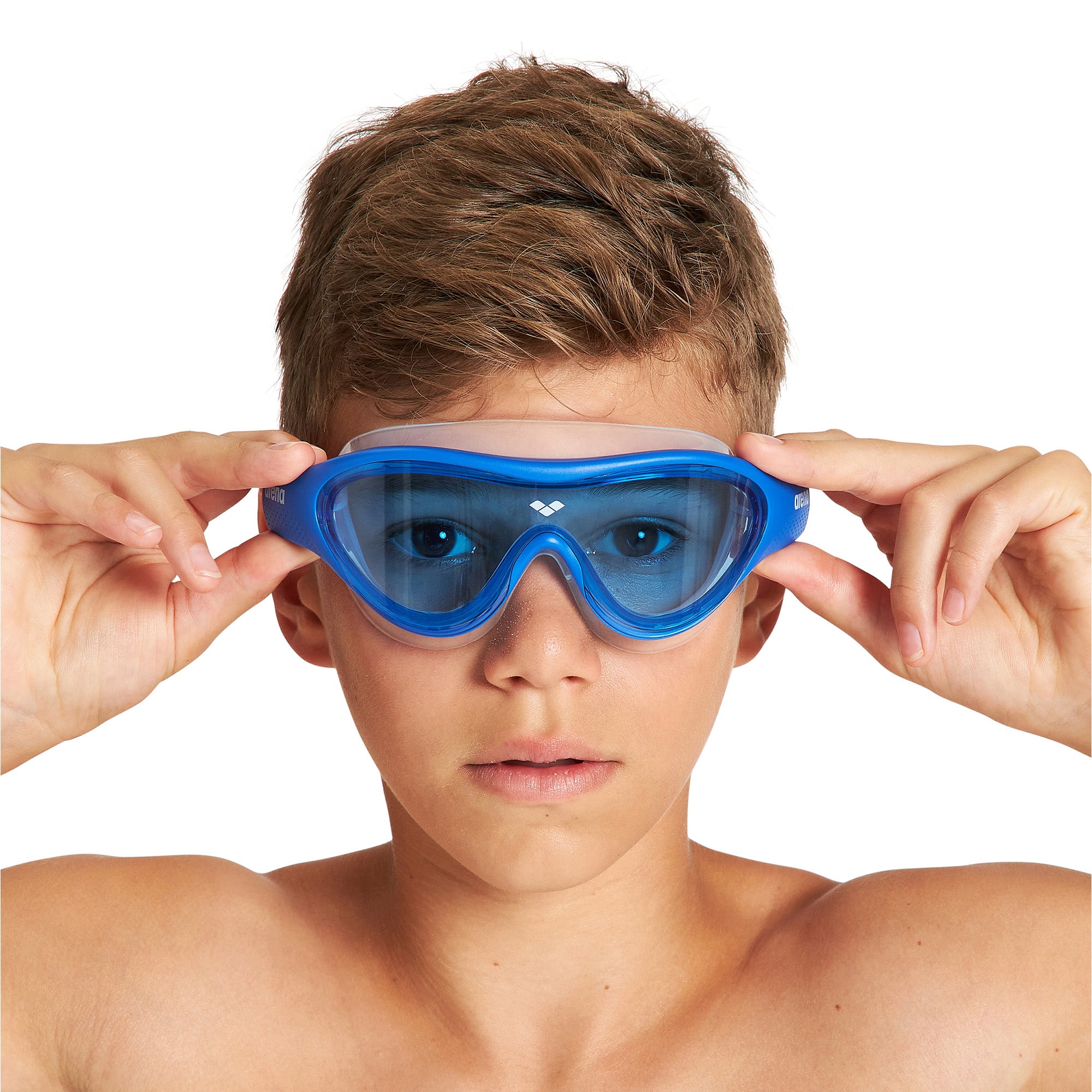 arena The One Junior Swim Mask - Blue-Blue-Red