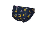 Space Cats Kids Boy Brief - Navy-Multi