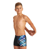 Arena Boy's Laser JR Short - Black-Multi