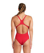 arena W Solid Team Pro Swimsuit Red