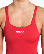 arena W Solid Team Pro Swimsuit Red