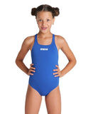 Arena Performance Girls' Solid Team Swim Pro Swimsuit - Royal-White