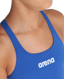 Arena Performance Girls' Solid Team Swim Pro Swimsuit - Royal-White