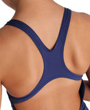 Arena Performance Girls' Solid Team Swim Pro Swimsuit - Navy-White