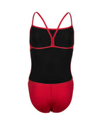 Bay of Islands Girls' Solid Team Challenge Swimsuit - Red