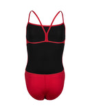 Bay of Islands Girls' Solid Team Challenge Swimsuit - Red