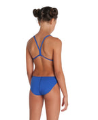 Arena Performance Girls' Solid Team Challenge Swimsuit - Royal - White